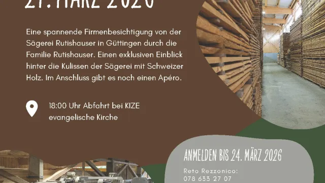 2026-03-27 Gents Flyer Sägerei Besichtigung-2 (Foto: Sekretariat Berg) 2026-03-27 Gents Flyer Sägerei Besichtigung-2 (Foto: Sekretariat Berg)