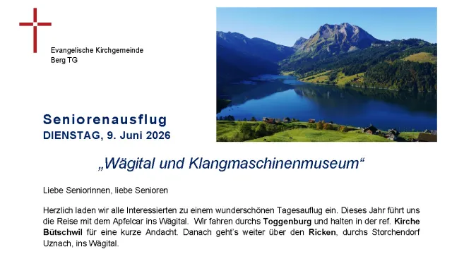 2026-06-09 Seniorenausflug 2026 Wägital_Seite_1 (Foto: Sekretariat Berg) 2026-06-09 Seniorenausflug 2026 Wägital_Seite_1 (Foto: Sekretariat Berg)